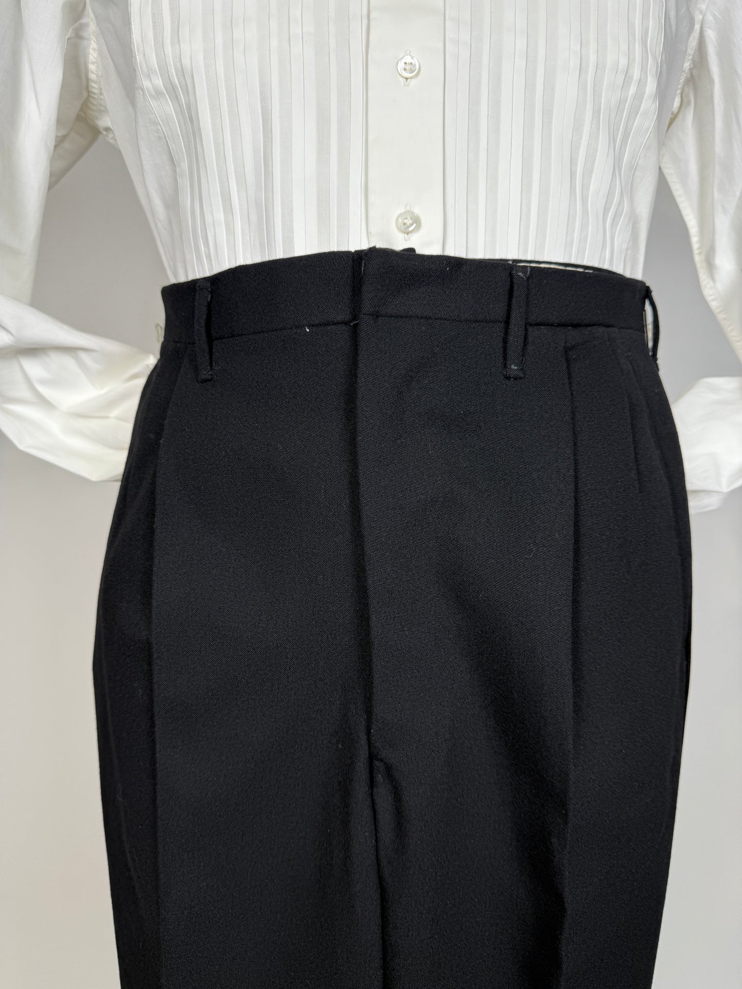 Smoking doppiopetto sartoriale anni ‘50 - tg. 46/48 (pantaloni 44)