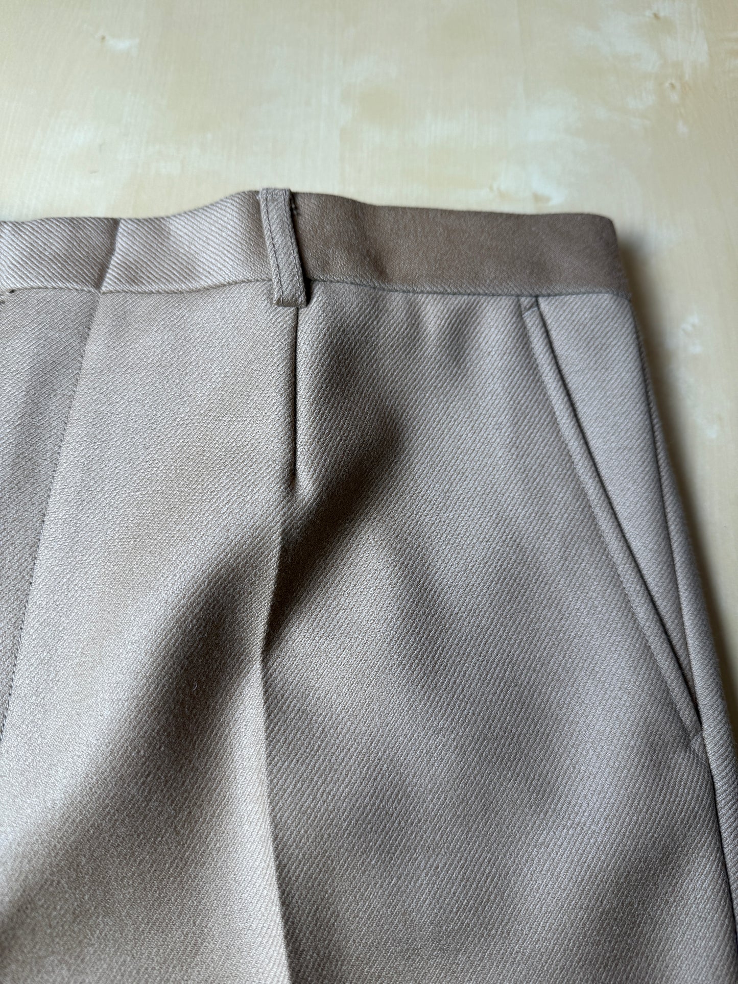 Pantaloni anni ‘70 cavalry twill beige (NOS) - tg. 50/52