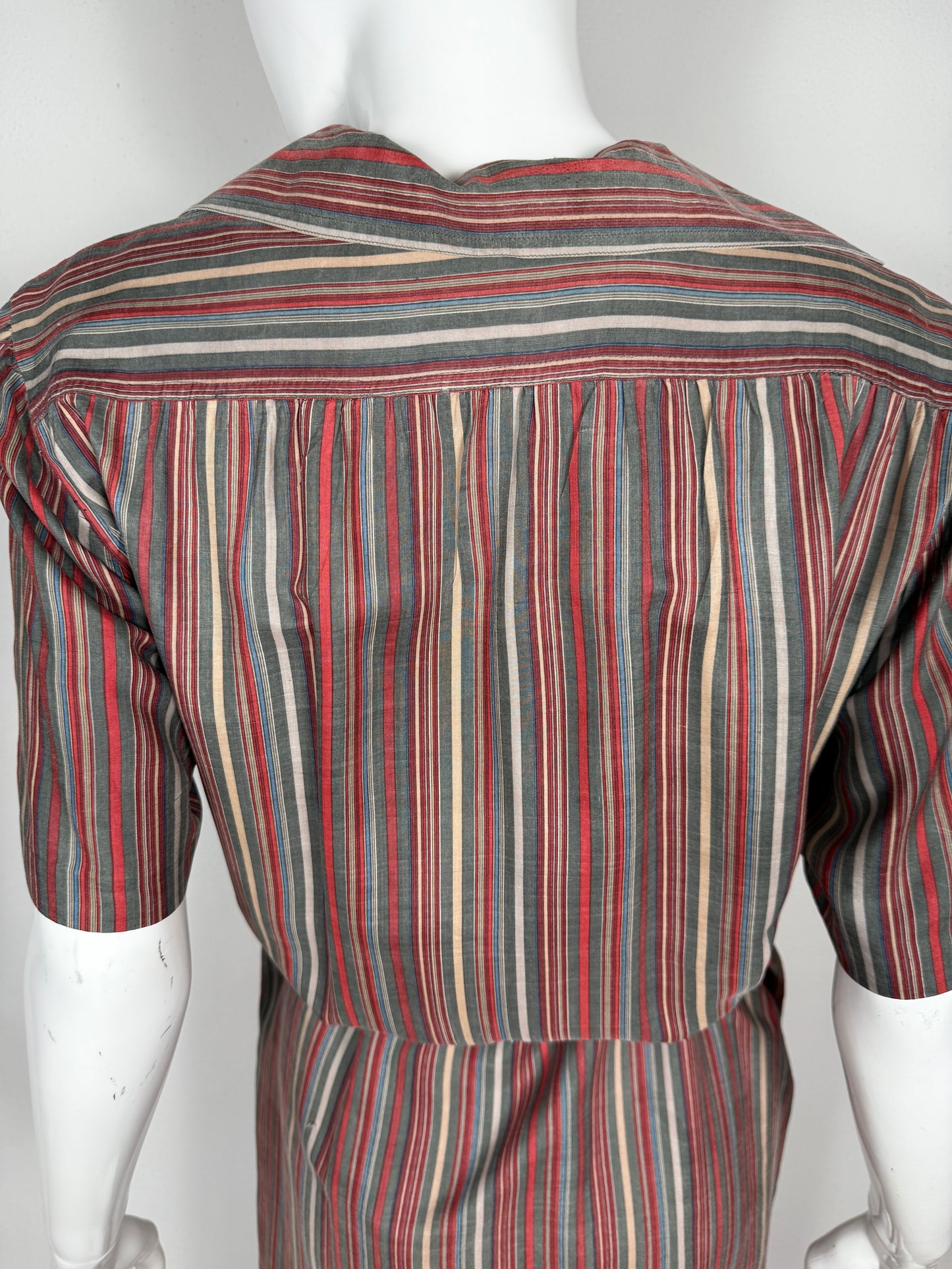 Abito chemisier in seta Saint Laurent Rive Gauche anni ‘70/‘80 - tg. M/L