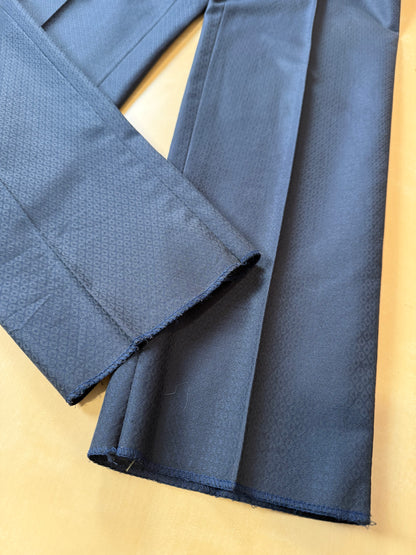 Pantaloni cotone fantasia jacquard anni '80 (NOS) - tg. 44/46