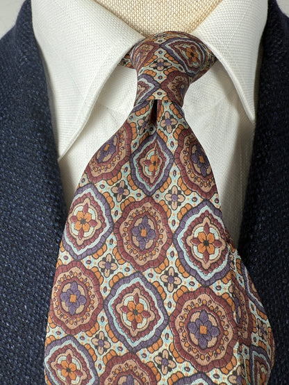 Cravatta fantasia rosette mandala