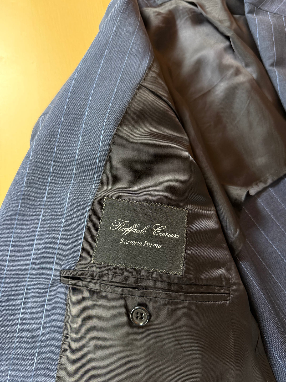 Completo Caruso tessuto Loro Piana lana mohair e seta - tg. 50