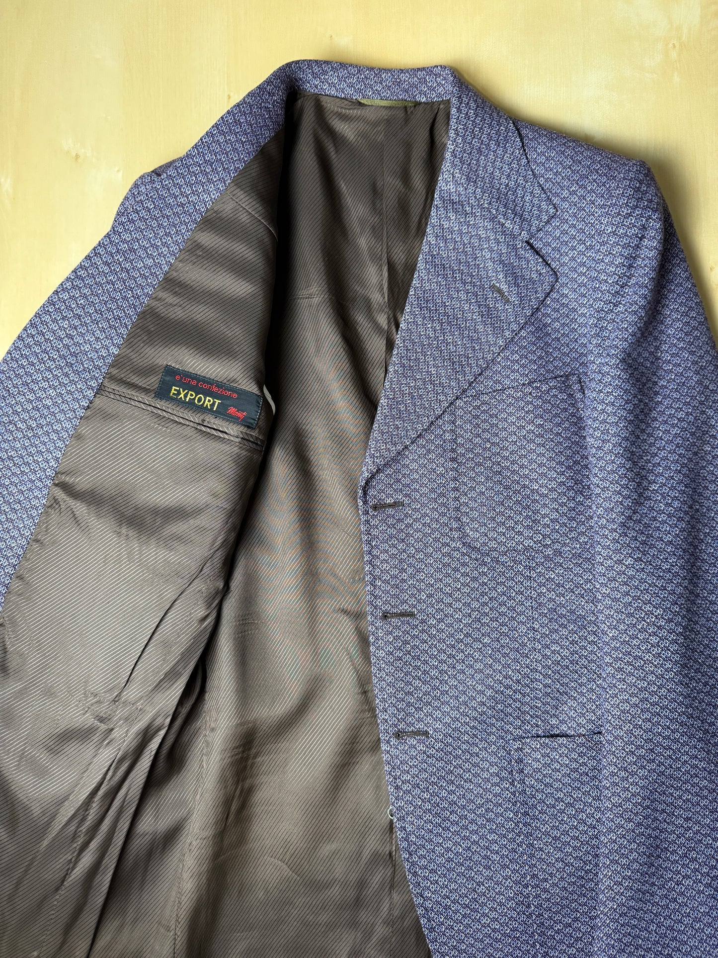 Completo anni ‘70 viola optical - tg. 44