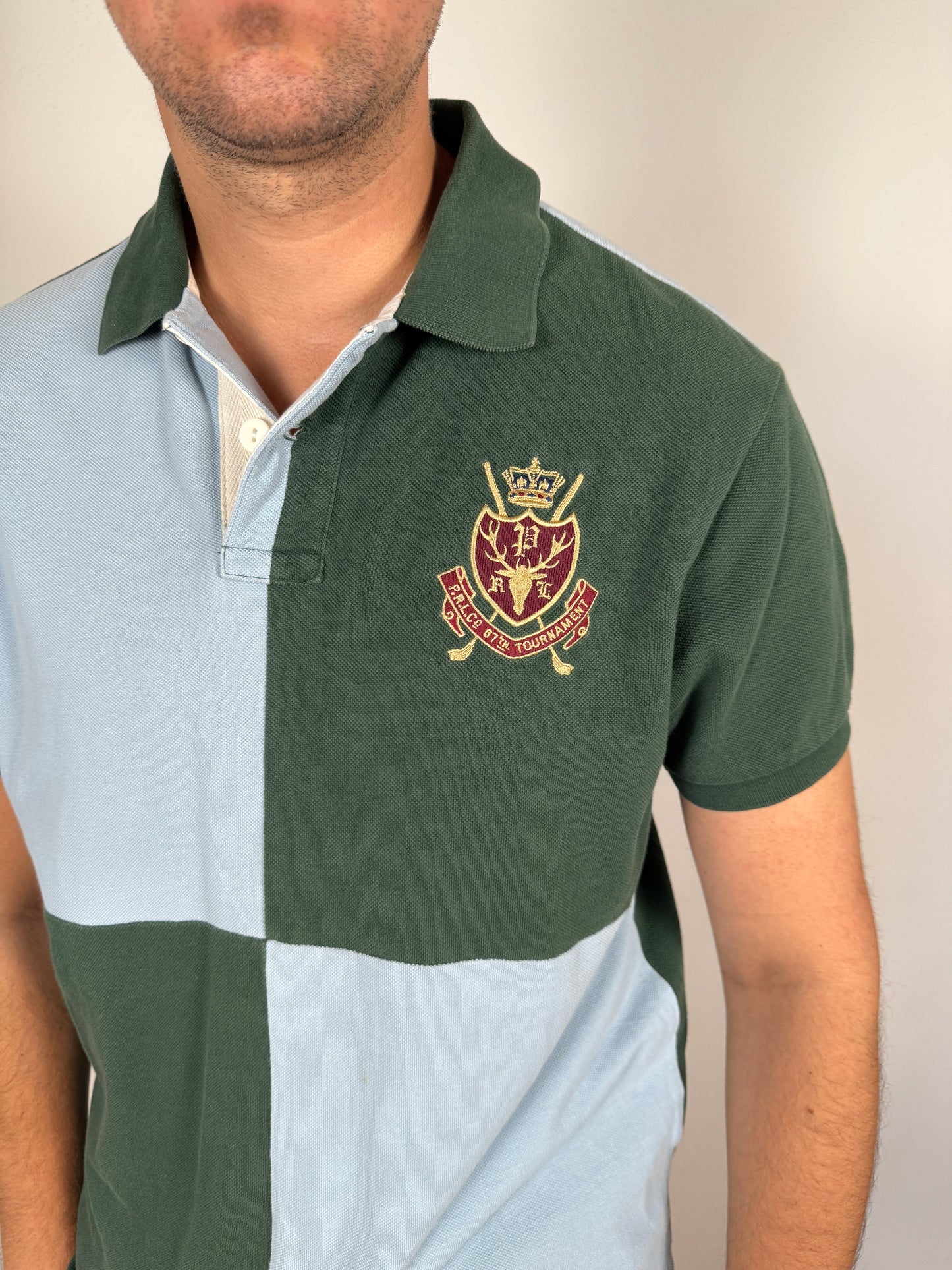 Polo Ralph Lauren PRLC Tournament bicolore quadripartita - L