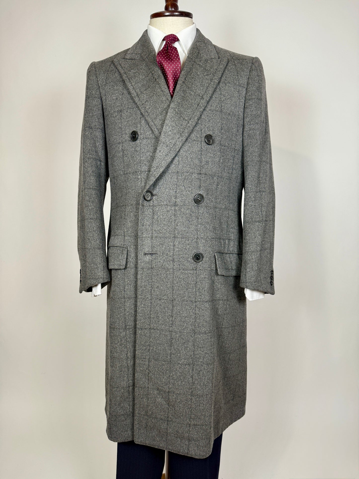 Cappotto doppiopetto sartoriale anni ‘50 - tg. 48-50