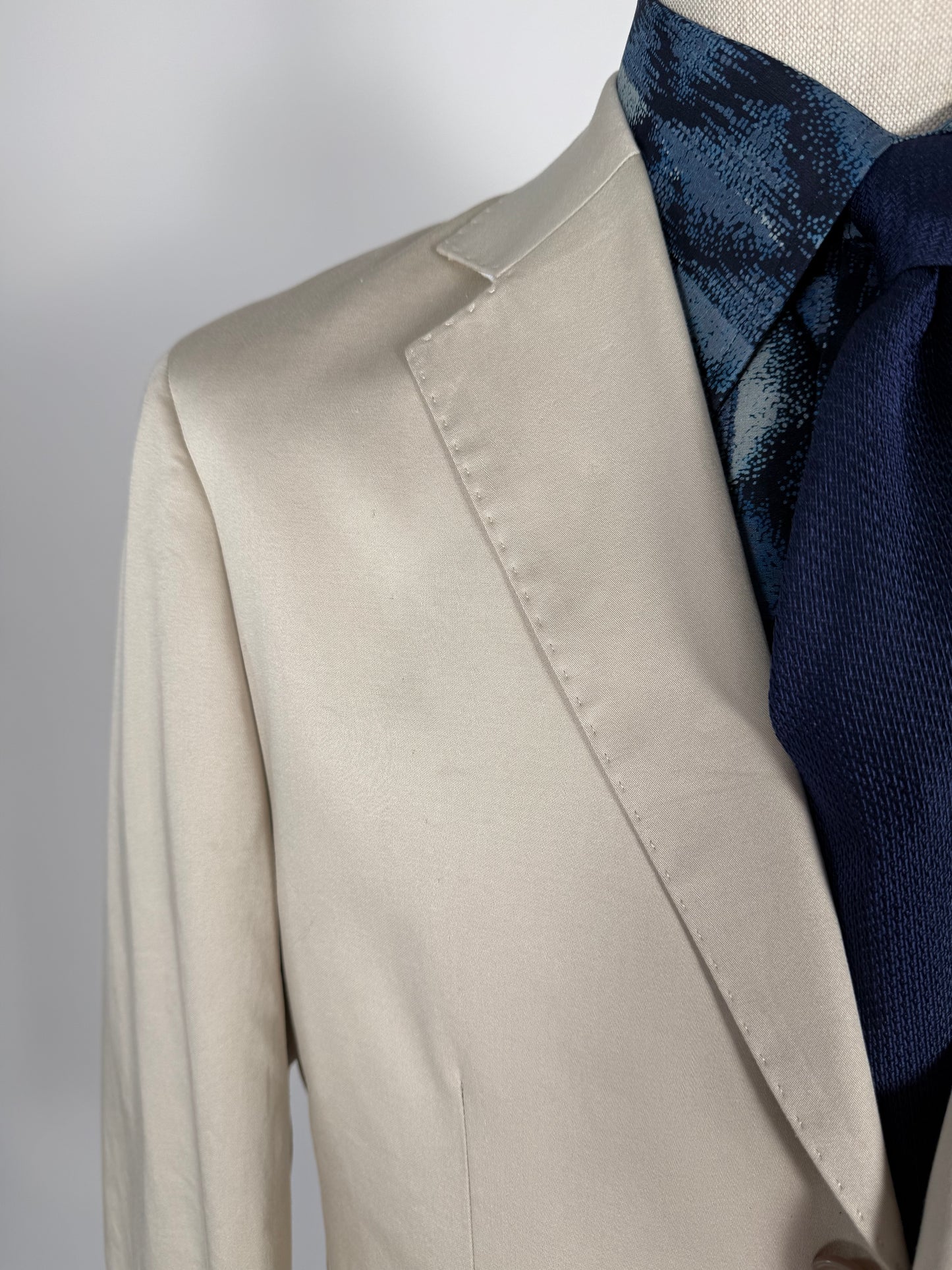 Completo estivo in cotone beige (nuovo) - tg. 52/54