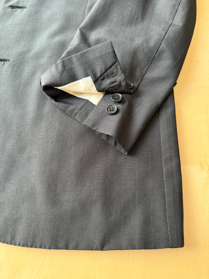 Completo Brioni estivo in seta e lana nero gessato - tg. 48