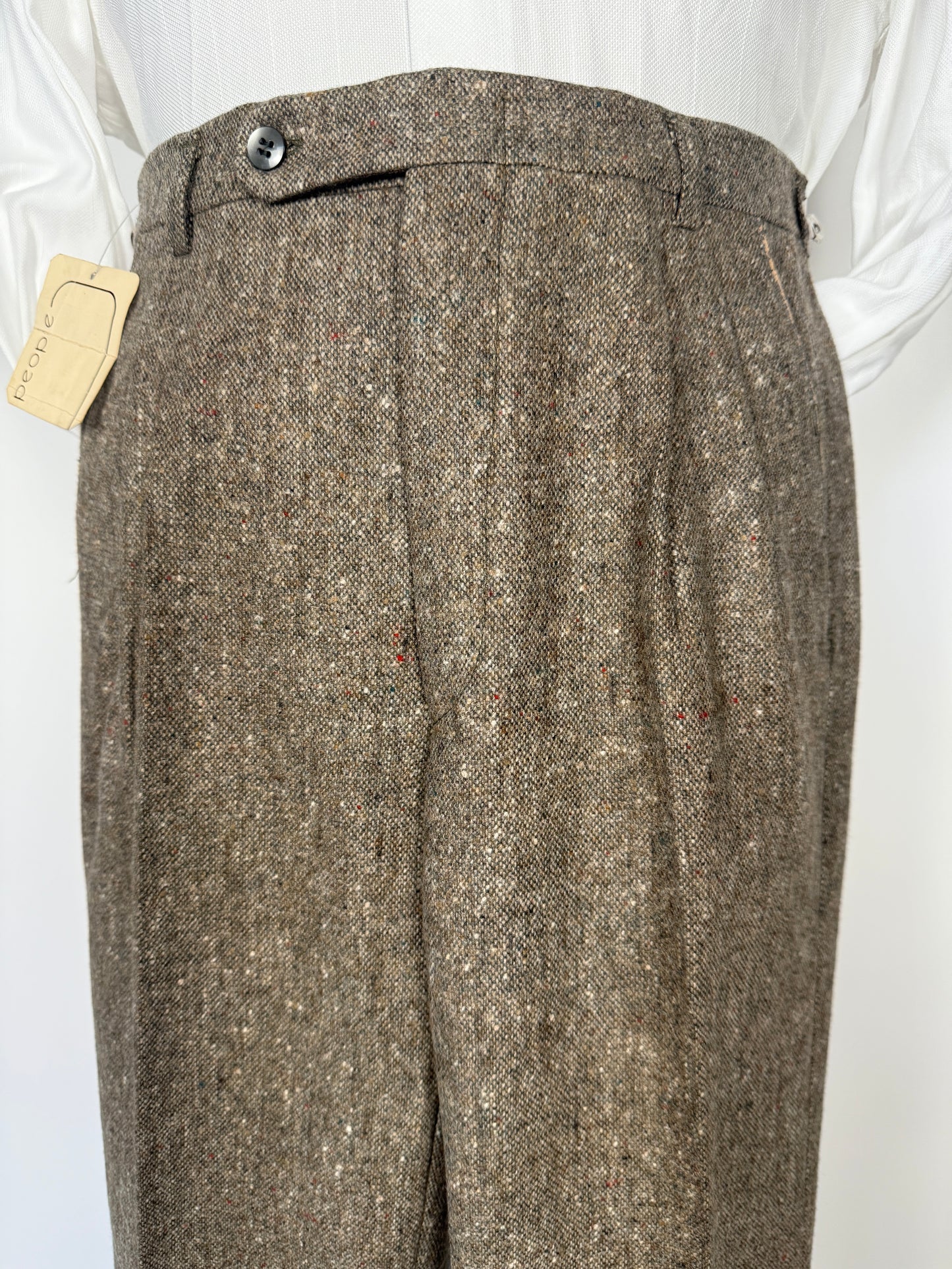 Pantaloni anni ‘70 donegal tweed (NOS) - tg. 44