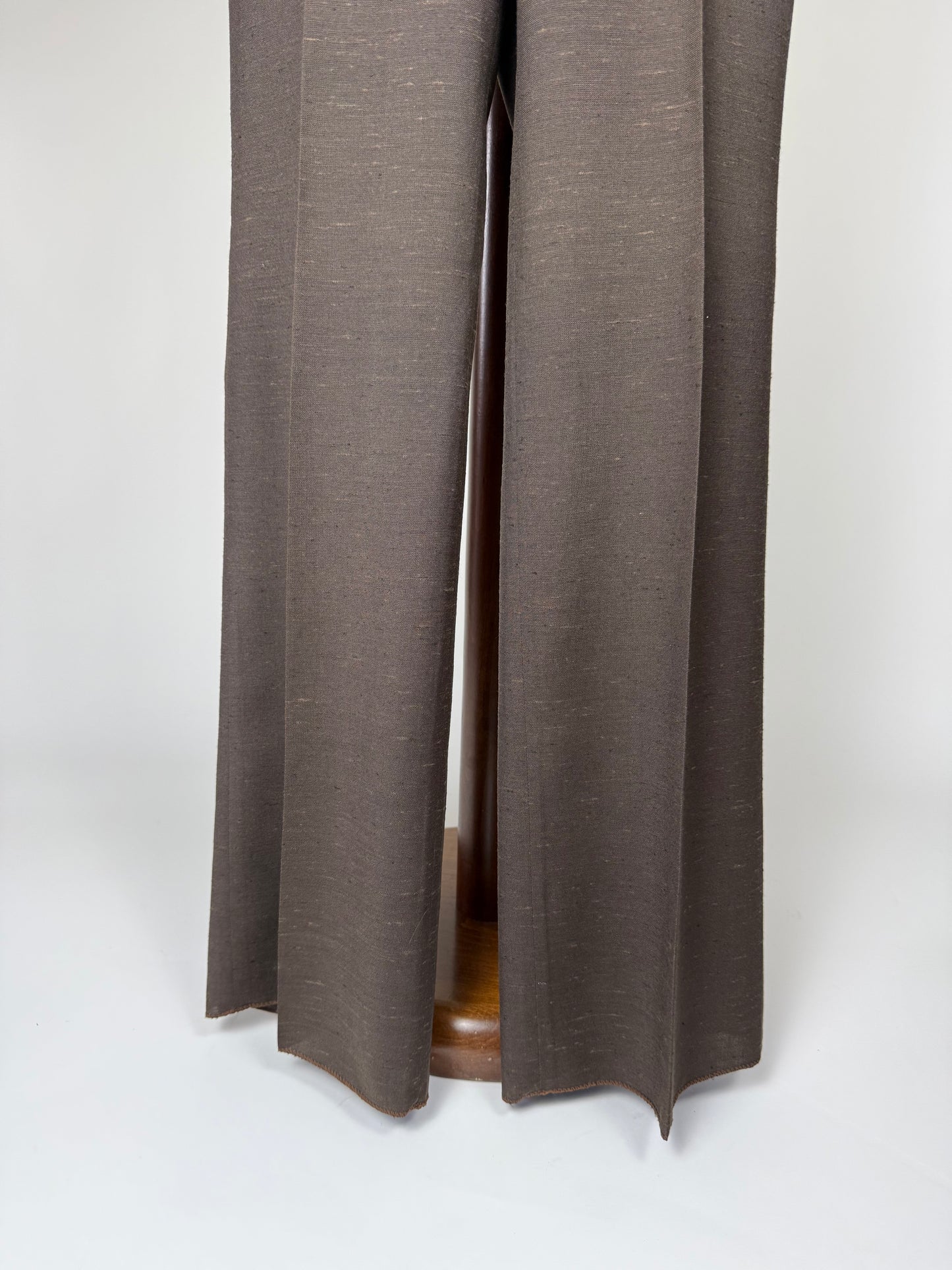 Pantaloni misto lino anni '70 (NOS) - tg.  44/46
