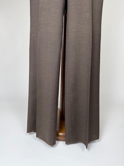 Pantaloni misto lino anni '70 (NOS) - tg.  44/46