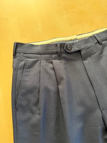 Completo fresco lana blu Trussardi anni '90 - tg. 50