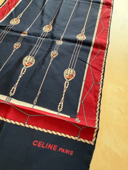 Sciarpa Céline vintage in seta