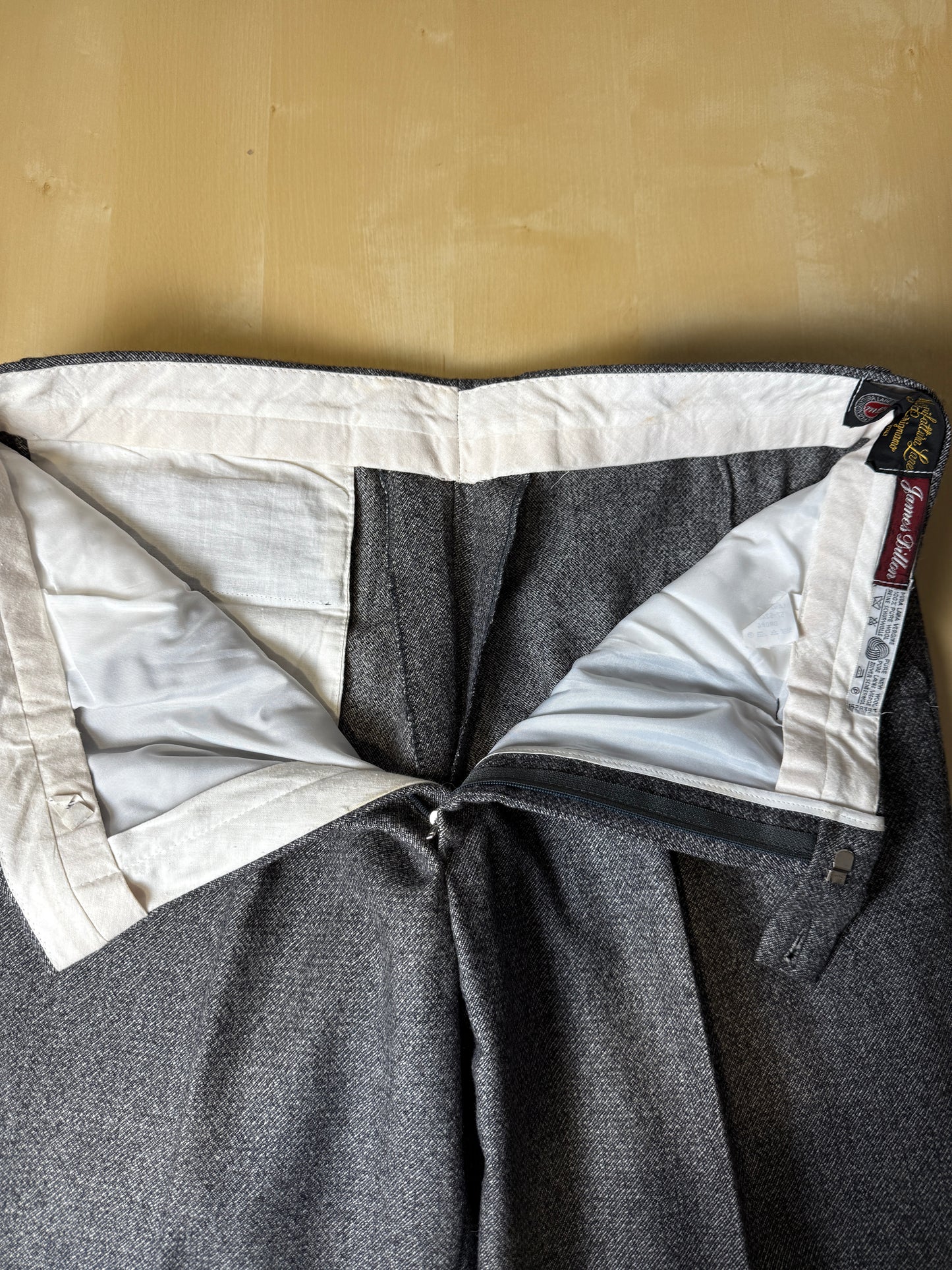 Pantaloni anni ‘70/‘80 flanella sale-pepe - tg. 52/54