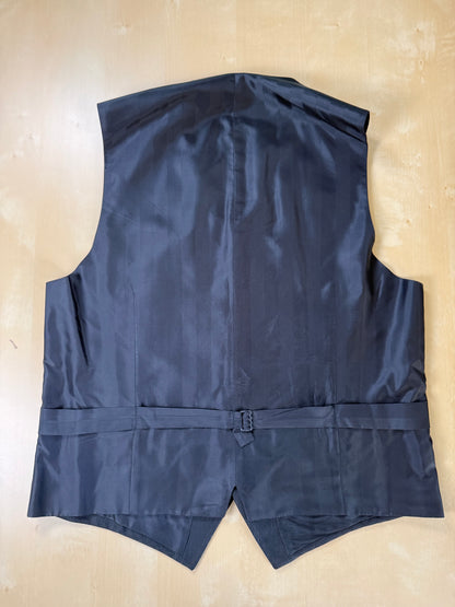 Completo 3 pezzi Pal Zileri nero lana e seta - tg. 50