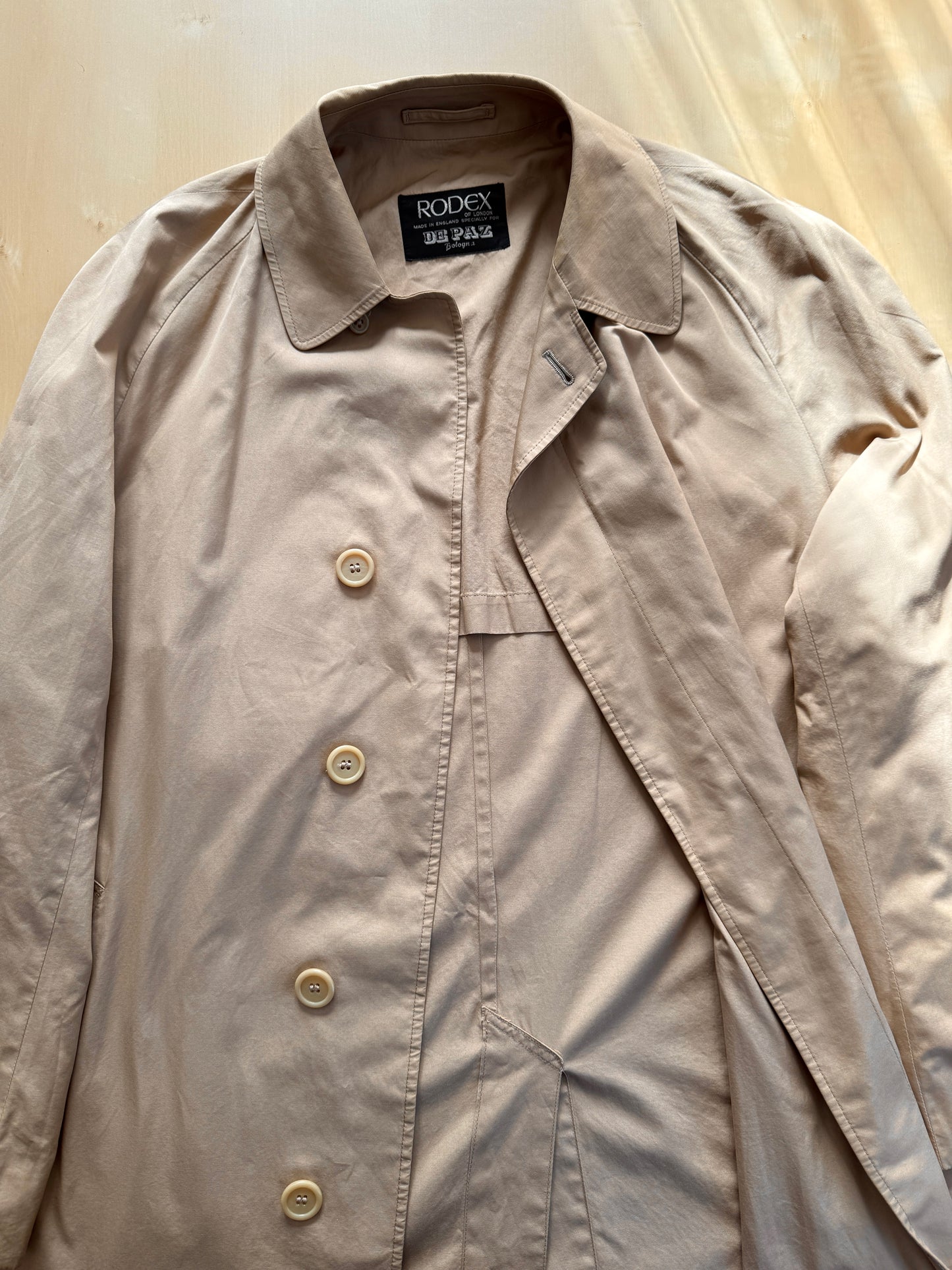 Impermeabile made in England Rodex per De Paz - tg. 48-50