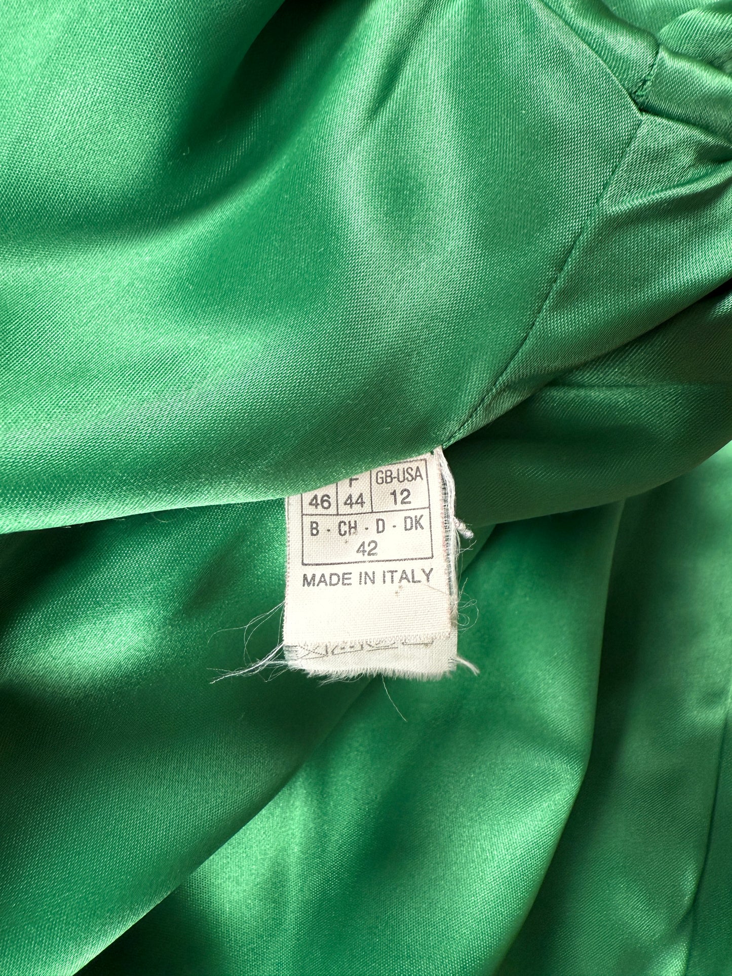 Cappotto anni ‘80 panno lana e mohair rosso scarlatto - tg. 44-46