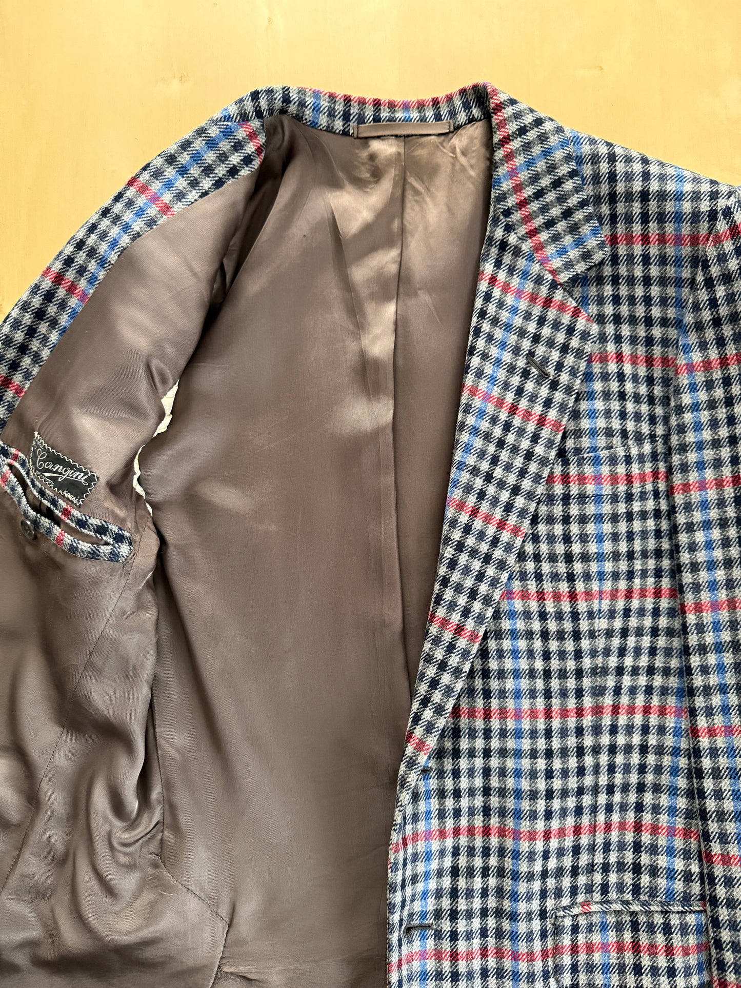 Giacca sartoriale anni ‘80/‘90 a quadri - tg. 48/50