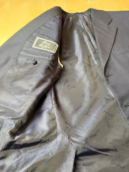 Giacca Brioni flanella lana e cashmere blu - tg. 50