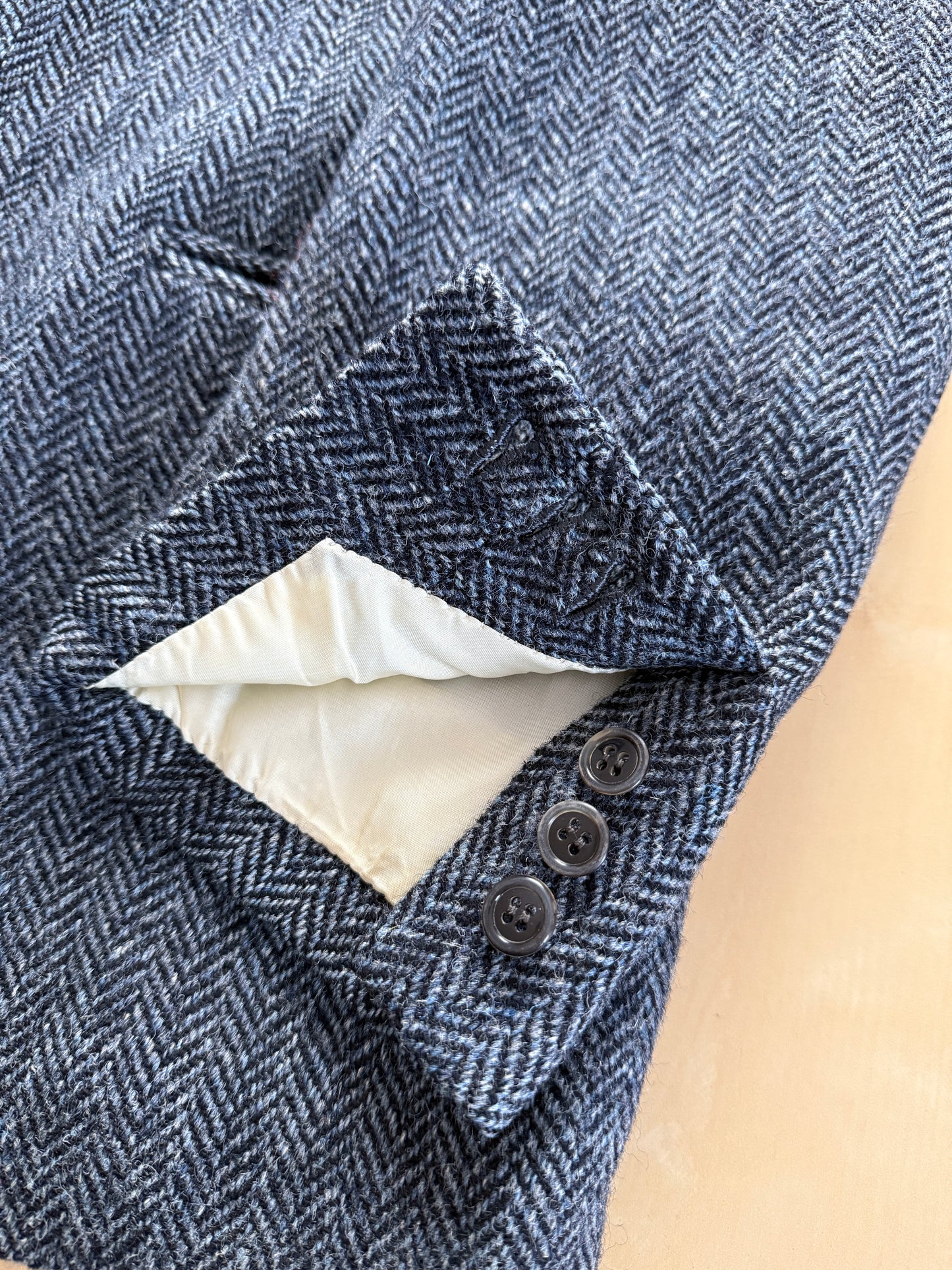 Giacca sartoriale Prandoni Milano in Harris Tweed - tg. 52, drop basso