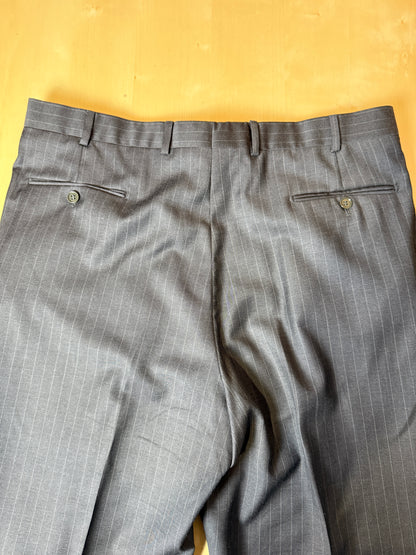 Completo Yves Saint Laurent anni ‘90 grigio gessato - tg. 54/56