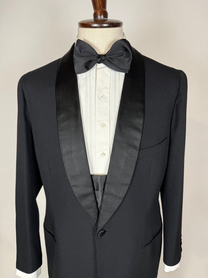 Smoking sartoriale anni ‘50 revers a scialle - tg. 48/50