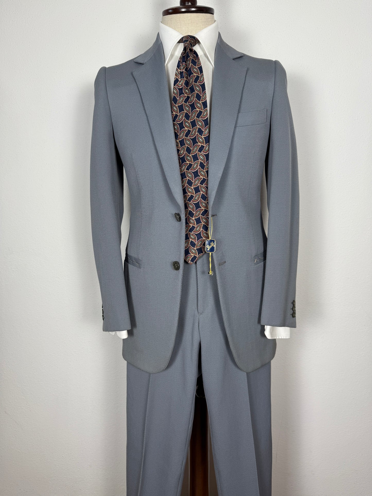 Completo anni ‘60/‘70 in twill a costa spessa carta da zucchero (NOS) - tg. 44