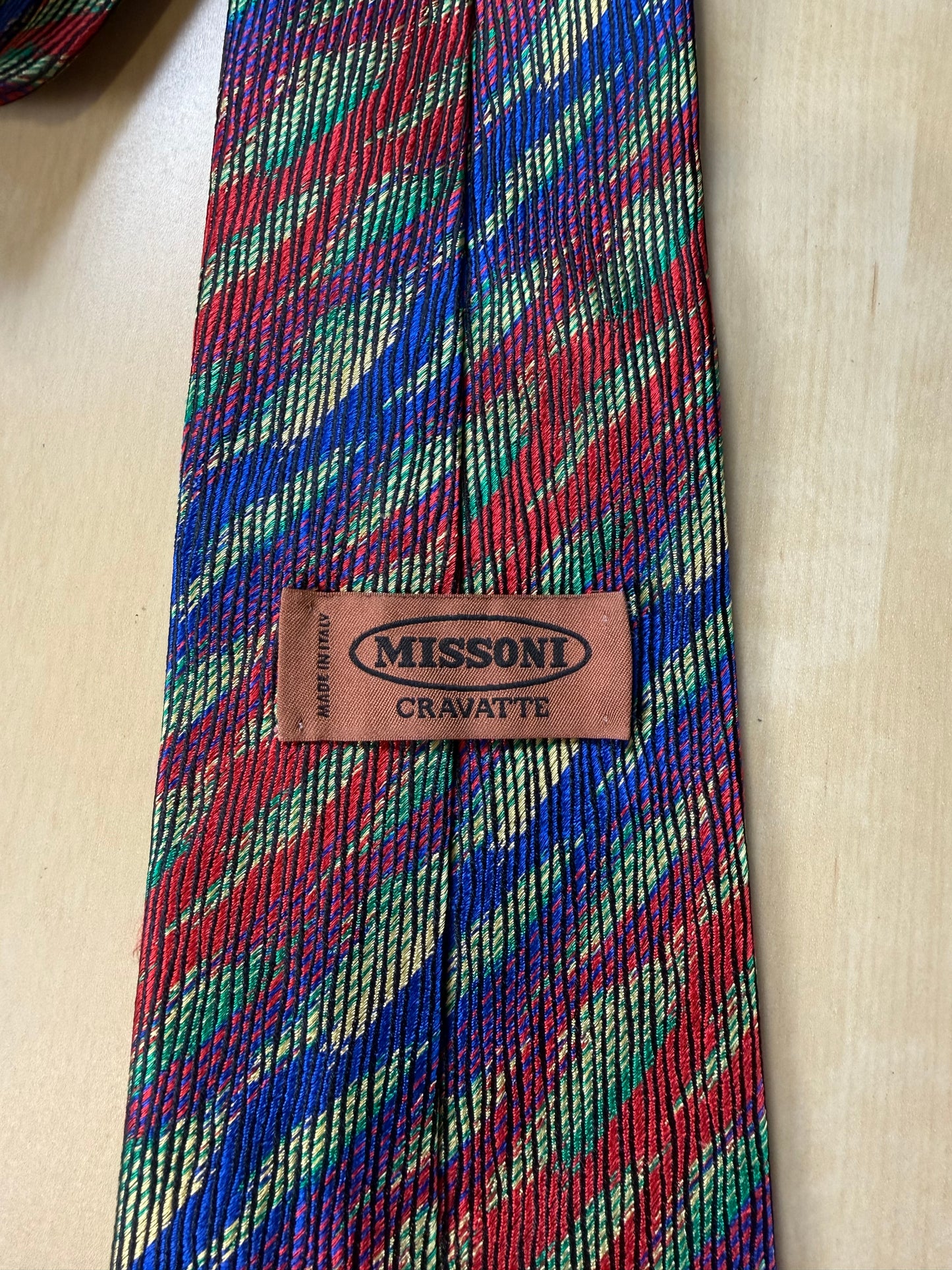 Cravatta Missoni multicolore pittorica