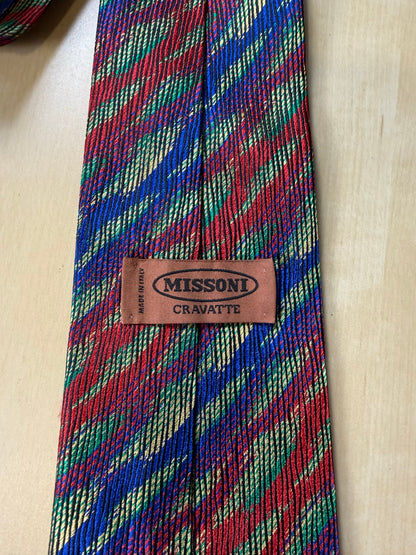 Cravatta Missoni multicolore pittorica