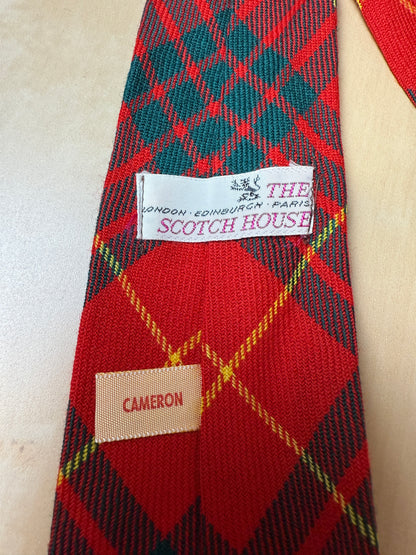 Cravatta scozzese Cameron tartan in lana