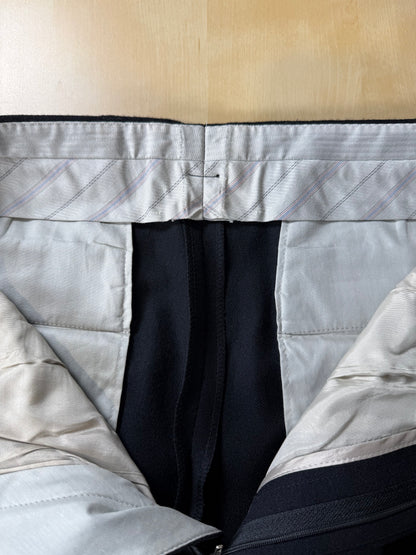 Pantaloni anni ‘80 flanella blu notte (NOS) - tg. 46