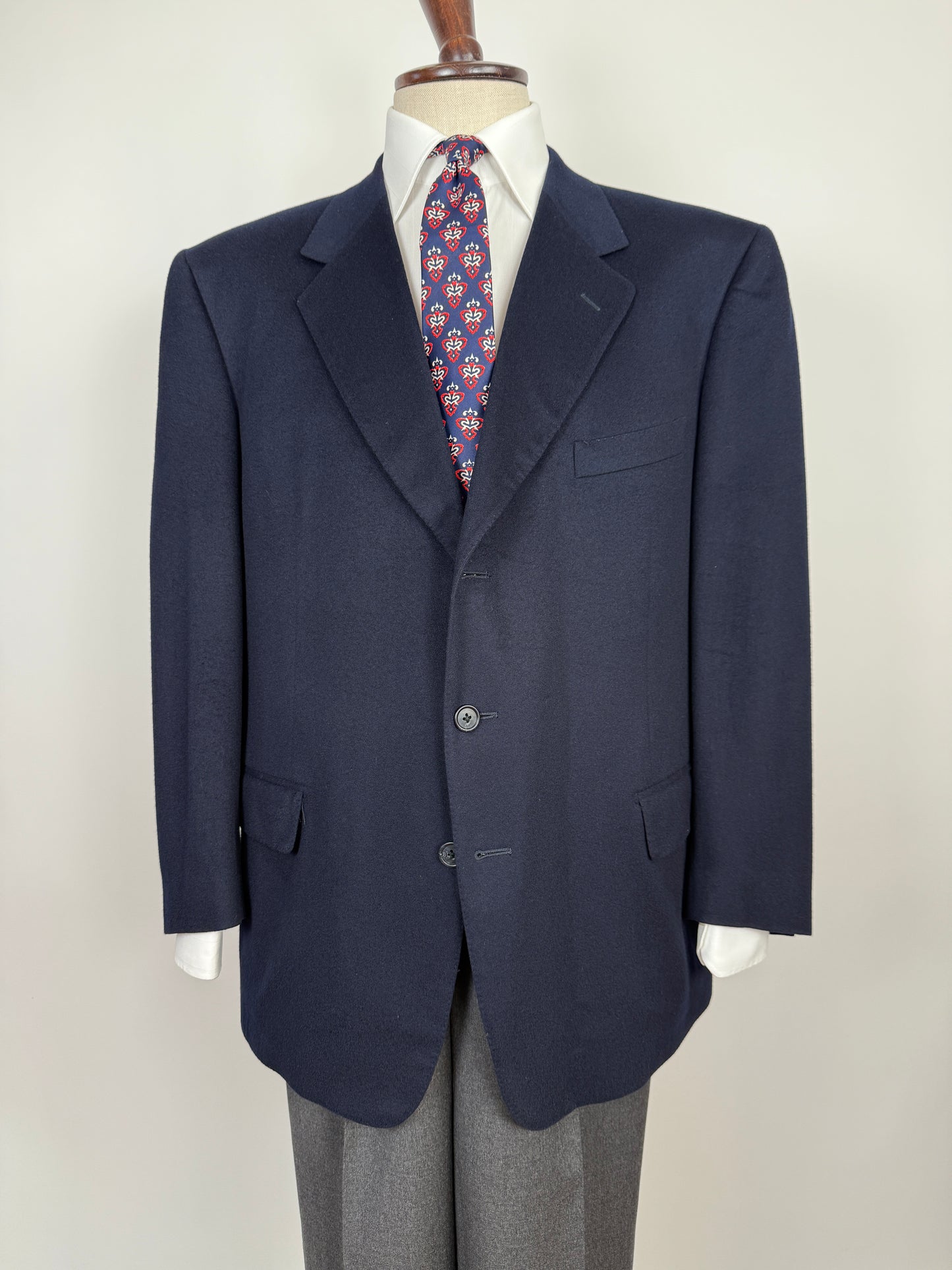 Giacca Corneliani in panno di lana blu - tg. 56