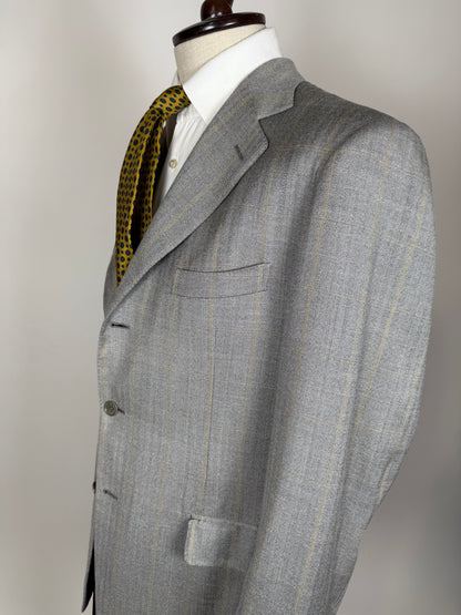 Giacca Isaia seta e lana herringbone - tg. 52