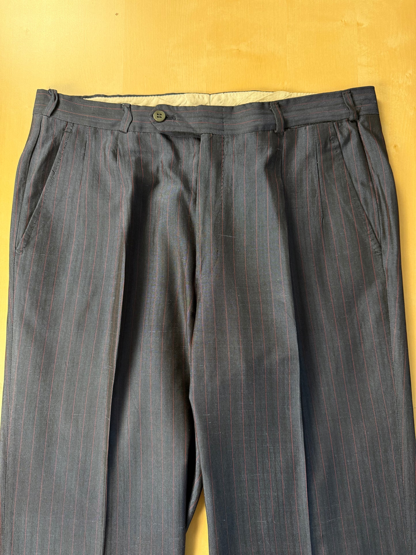 Completo doppiopetto Belvest pura seta shantung anni '70/'80 - tg. 46/48