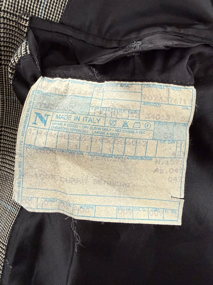 Giacca Yves Saint Laurent anni ‘90 principe di Galles bottoni madreperla - tg. 50