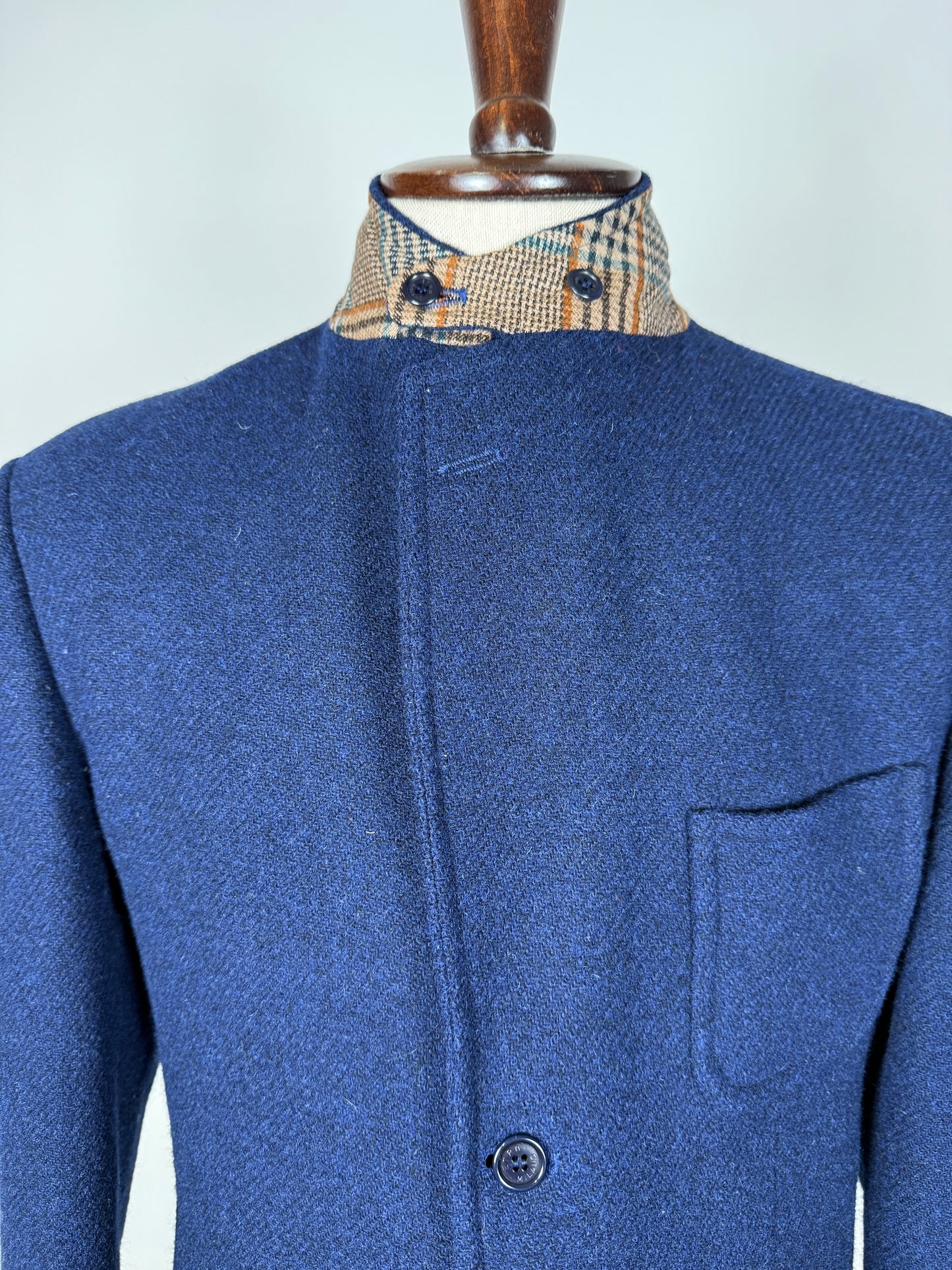 Giacca Etro tweed blu china - tg. 52