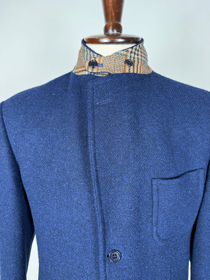 Giacca Etro tweed blu china - tg. 52