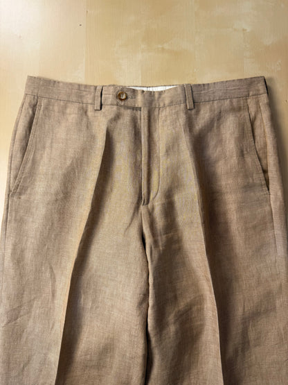Completo in lino sabbia anni '90 - tg. 50 drop 7