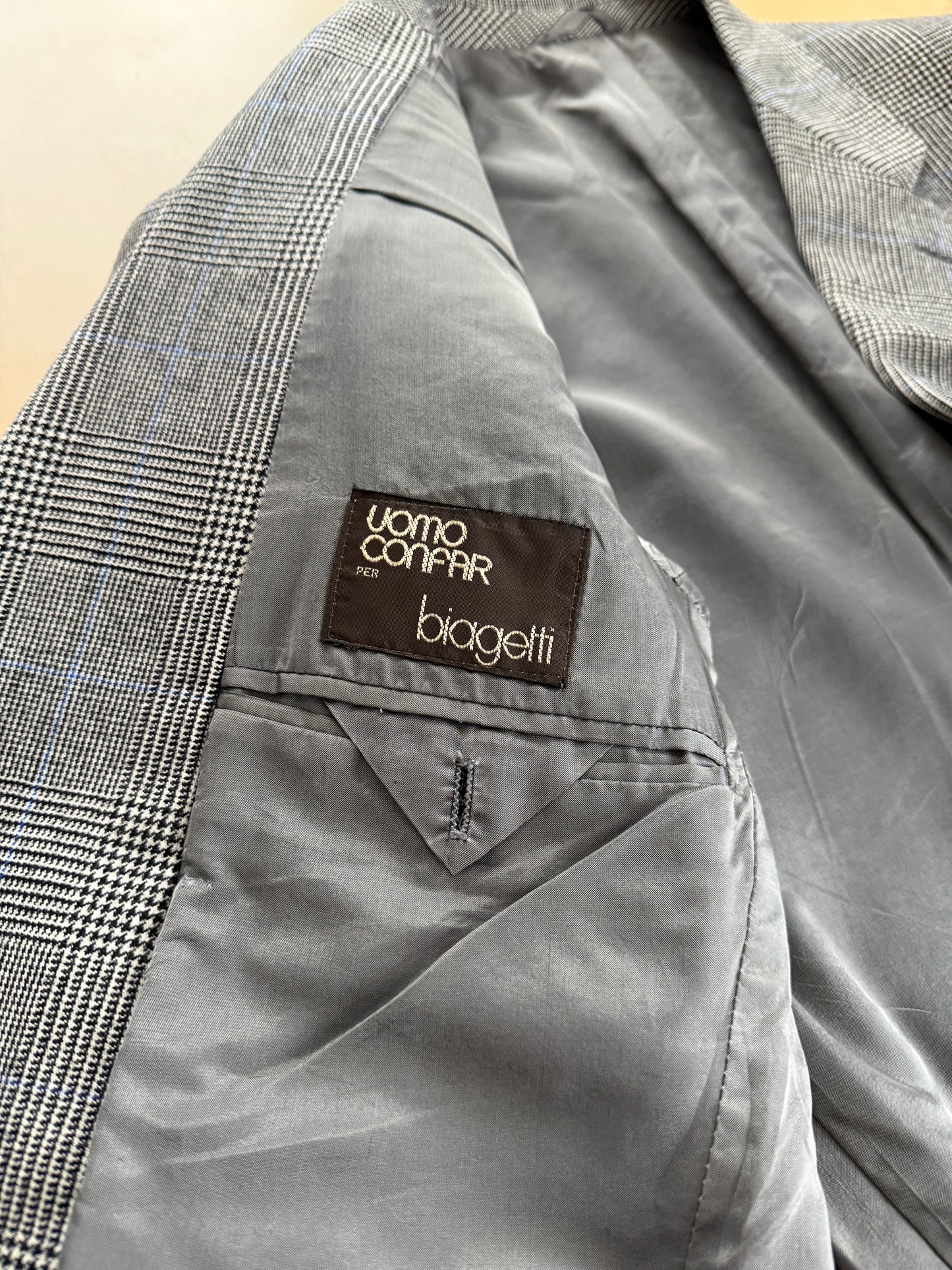 Giacca flanella principe di Galles anni ‘80 - tg. 46/48