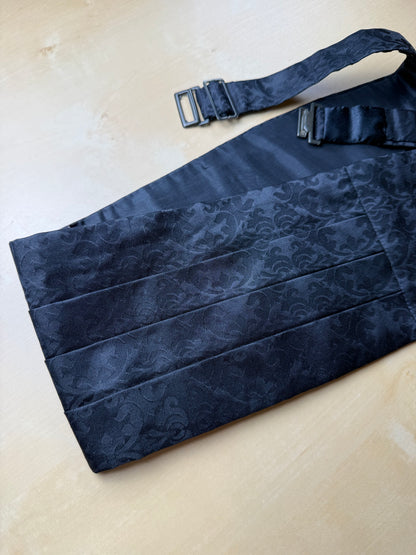 Fascia da smoking Pal Zileri in seta damascata - 113 cm