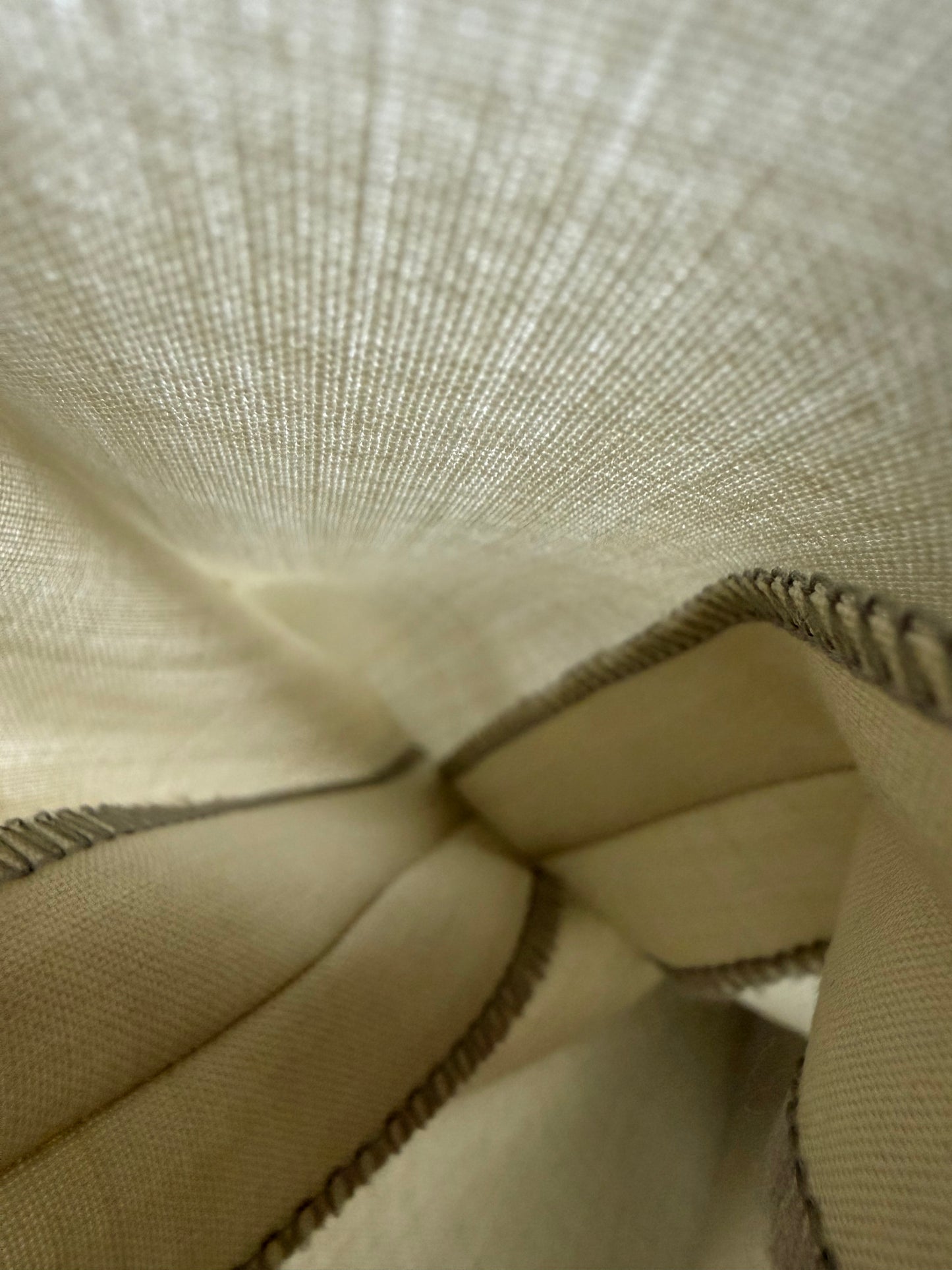 Pantaloni fresco lana bianco avorio anni '80 (NOS) - tg. 50