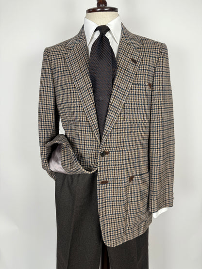 Giacca tweed pied-de-poule Lane Crawford Hong Kong anni ‘60/‘70 - tg. 48/50