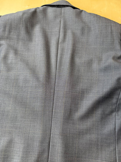 Giacca sartoriale fresco lana antracite finestrata - tg. 48
