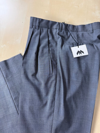 Pantaloni fresco lana principe di Galles anni '80 (NOS) - tg. 46/48