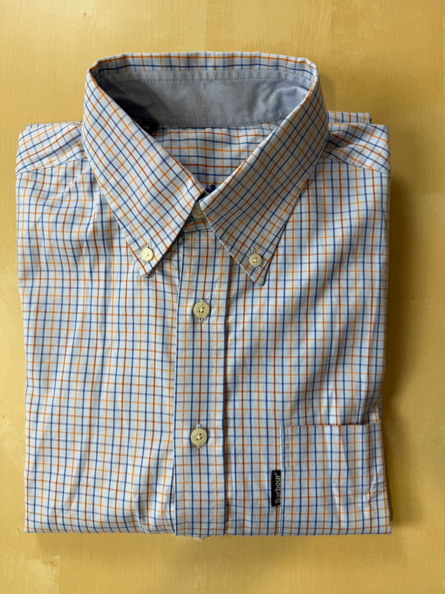 Camicia Barbour Oxford quadretti - M collo 39