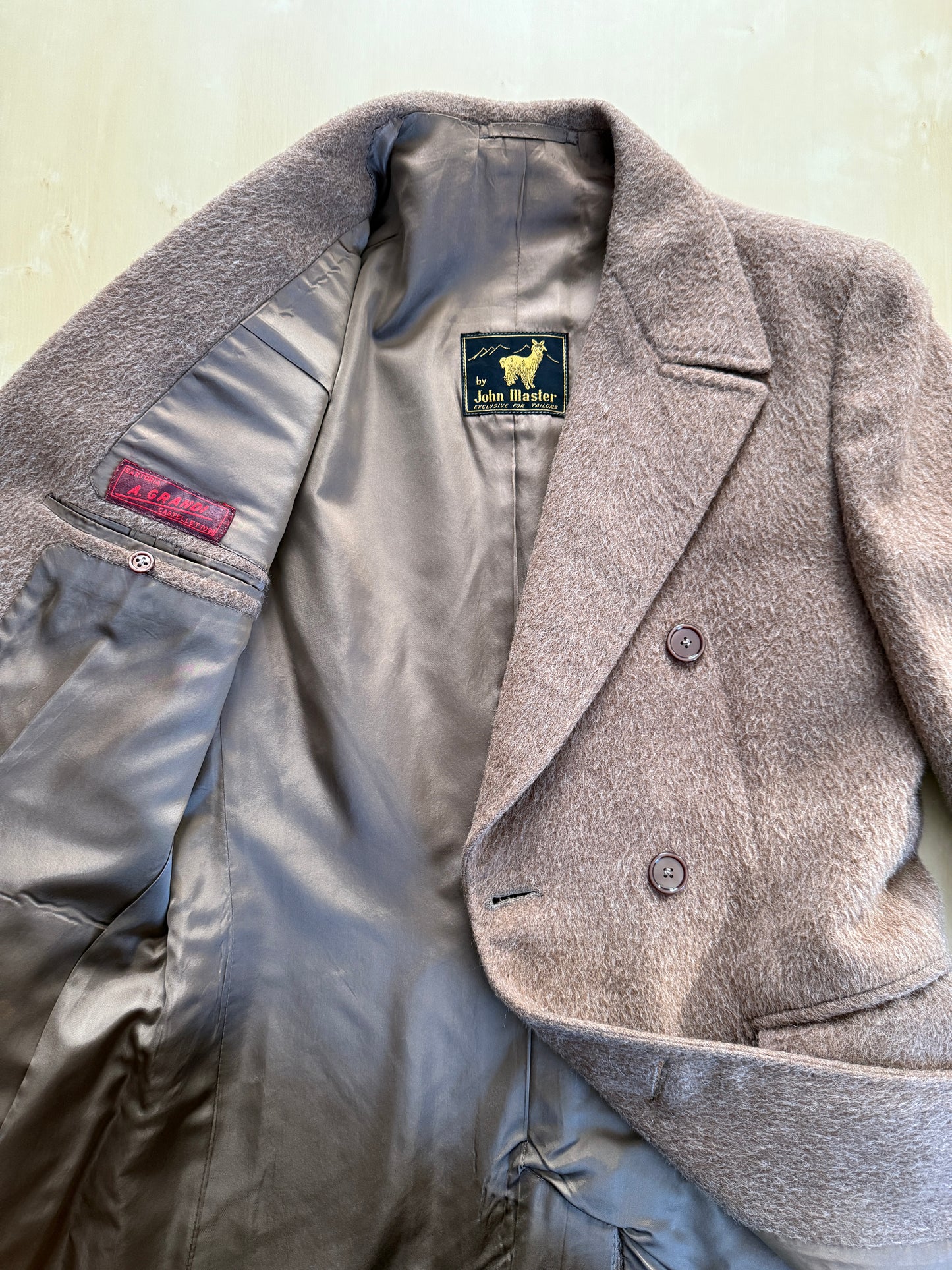 Cappotto in alpaca sartoriale anni ‘70 - tg. 42-44