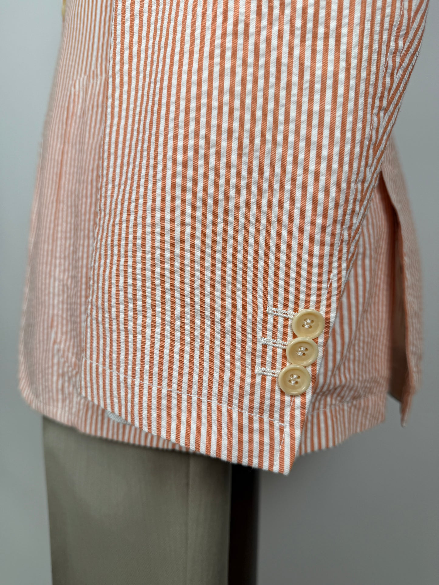 Giacca Tagliatore in seersucker rosso - tg. 50