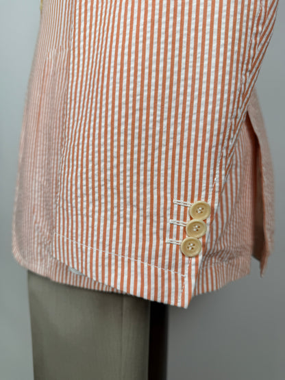 Giacca Tagliatore in seersucker rosso - tg. 50