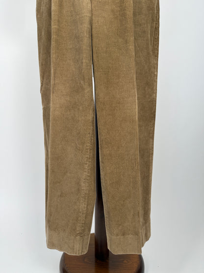 Pantaloni Burberrys velluto a coste beige - tg. 48/50