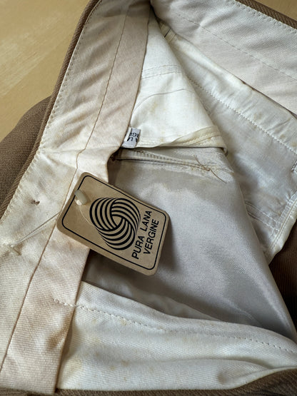 Pantaloni anni ‘70 cavalry twill beige (NOS) - tg. 50/52