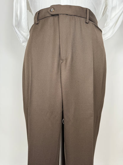 Completo anni ‘90 in twill marrone/cachi (NOS) - tg. 56